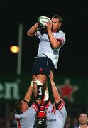 31 August 2001; Jeremy Davidson of Ulster during the Celtic League match between Leinster and Ulster at Donnybrook Stadium in Dublin. Photo by Matt Browne/Sportsfile