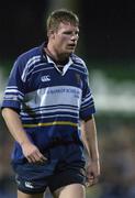 31 August 2001; Malcolm O'Kelly of Leinster during the Celtic League match between Leinster and Ulster at Donnybrook Stadium in Dublin. Photo by Brendan Moran/Sportsfile