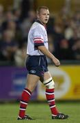 31 August 2001; Sheldon Coulter of Ulster during the Celtic League match between Leinster and Ulster at Donnybrook Stadium in Dublin. Photo by Brendan Moran/Sportsfile