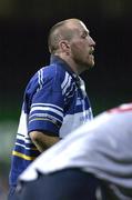 31 August 2001; Trevor Brennan of Leinster during the Celtic League match between Leinster and Ulster at Donnybrook Stadium in Dublin. Photo by Brendan Moran/Sportsfile