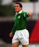 4 September 2001; Mark Rossiter of Republic of Ireland during the under 19 international friendly match between Republic of Ireland and Canada at Flancare Park in Longford. Photo by David Maher/Sportsfile