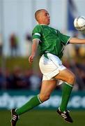 31 August 2001; Barry Quinn of Republic of Ireland during the UEFA Under-21 Championship Qualifying Round match between Republic of Ireland and Netherlands at the Regional Sports Centre in Waterford. Photo by David Maher/Sportsfile