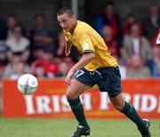19 August 2001; Dave Morrison of Bohemians during the eircom League Premier Division match between Cork City and Bohemians at Turners Cross in Cork. Photo by David Maher/Sportsfile