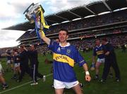 9 September 2001; Thomas Costello of Tipperary celebrates with the Liam MacCarthy Cup following the Guinness All-Ireland Senior Hurling Championship Final match between Tipperary and Galway at Croke Park in Dublin. Photo by Aoife Rice/Sportsfile
