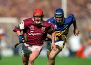 9 September 2001; Ollie Canning of Galway during the Guinness All-Ireland Senior Hurling Championship Final match between Tipperary and Galway at Croke Park in Dublin. Photo by Aoife Rice/Sportsfile