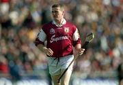 9 September 2001; Gregory Kennedy of Galway during the Guinness All-Ireland Senior Hurling Championship Final match between Tipperary and Galway at Croke Park in Dublin. Photo by Aoife Rice/Sportsfile
