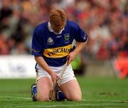 9 September 2001; Declan Ryan of Tipperary after missing a goal opportunity during the Guinness All-Ireland Senior Hurling Championship Final match between Tipperary and Galway at Croke Park in Dublin. Photo by Aoife Rice/Sportsfile
