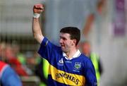 9 September 2001; Thomas Costello of Tipperary celebrates following his side's victory in the Guinness All-Ireland Senior Hurling Championship Final match between Tipperary and Galway at Croke Park in Dublin. Photo by Brendan Moran/Sportsfile