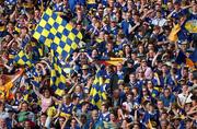 9 September 2001; Tipperary supporters celebrate in the final moments of the Guinness All-Ireland Senior Hurling Championship Final match between Tipperary and Galway at Croke Park in Dublin. Photo by Ray McManus/Sportsfile