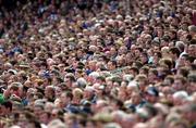 9 September 2001; Supporters sitting in the new Hogan Stand during the Guinness All-Ireland Senior Hurling Championship Final match between Tipperary and Galway at Croke Park in Dublin. Photo by Aoife Rice/Sportsfile