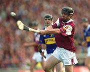 9 September 2001; Alan Kerins of Galway during the Guinness All-Ireland Senior Hurling Championship Final match between Tipperary and Galway at Croke Park in Dublin. Photo by Ray McManus/Sportsfile