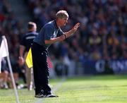 9 September 2001; Galway manager Noel Lane during the Guinness All-Ireland Senior Hurling Championship Final match between Tipperary and Galway at Croke Park in Dublin. Photo by Ray McManus/Sportsfile