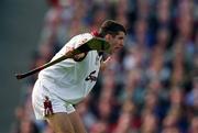 9 September 2001; Galway goalkeeper Michael Crimmins during the Guinness All-Ireland Senior Hurling Championship Final match between Tipperary and Galway at Croke Park in Dublin. Photo by Ray McManus/Sportsfile