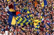 9 September 2001; Tipperary and Galway supporters during the Guinness All-Ireland Senior Hurling Championship Final match between Tipperary and Galway at Croke Park in Dublin. Photo by Ray McManus/Sportsfile