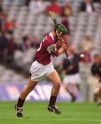 9 September 2001; Kenneth Burke of Galway during the All-Ireland Minor Hurling Championship Final between Cork and Galway at Croke Park in Dublin. Photo by Aoife Rice/Sportsfile