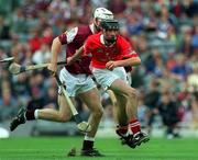 9 September 2001; Kieran Murphy of Cork during the All-Ireland Minor Hurling Championship Final between Cork and Galway at Croke Park in Dublin. Photo by Ray McManus/Sportsfile