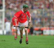 9 September 2001; John O'Leary of Cork during the All-Ireland Minor Hurling Championship Final between Cork and Galway at Croke Park in Dublin. Photo by Brendan Moran/Sportsfile