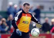 9 September 2001; Bray Wanderers goalkeeper Alan Young during the Eircom League Premier Division match between Bray Wanderers and Shelbourne at the Carlisle Grounds in Bray, Wicklow. Photo by David Maher/Sportsfile