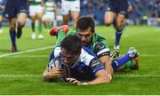 2 September 2016; Joey Carbery of Leinster scores his and his side's second try during the Guinness PRO12 Round 1 match between Leinster and Treviso in the RDS Arena, Ballsbridge, Dublin. Photo by Brendan Moran/Sportsfile