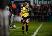 2 September 2016; Assistant Referee Helen O’Reilly during the Guinness PRO12 Round 1 match between Ulster and Newport Gwent Dragons at the Kingspan Stadium, Belfast.   Photo by Oliver McVeigh/Sportsfile