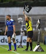 2 September 2016; Touch judge Joy Neville during the Guinness PRO12 Round 1 match between Leinster and Treviso in the RDS Arena, Ballsbridge, Dublin. Photo by Brendan Moran/Sportsfile
