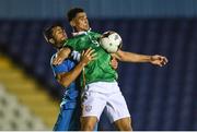 2 September 2016; Courtney Duffus of Republic of Ireland in action against Luka Krajnc of Slovenia during the UEFA U21 Championship Qualifier match between Republic of Ireland and Slovenia in RSC, Waterford. Photo by Matt Browne/Sportsfile