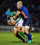 2 September 2016; Angelo Esposito of Treviso is tackled by James Tracy of Leinster during the Guinness PRO12 Round 1 match between Leinster and Treviso in the RDS Arena, Ballsbridge, Dublin. Photo by Brendan Moran/Sportsfile
