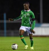 2 September 2016; Olamide Shodipo of Republic of Ireland during the UEFA U21 Championship Qualifier match between Republic of Ireland and Slovenia in RSC, Waterford. Photo by Matt Browne/Sportsfile