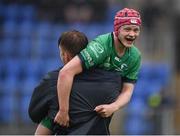 3 September 2016; Christian Nielson of Connacht celebrate his side's victory during the U18 Clubs Interprovincial Series Round 1 match between Leinster and Connacht at Donnybrook Stadium in Donnybrook, Dublin. Photo by Stephen McCarthy/Sportsfile