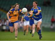 3 September 2016; Anne O'Dwyer of Tipperary in action against Ailish Considine of Clare during the TG4 Ladies Football All-Ireland Intermediate Championship Semi-Final match between Clare and Tipperary at the Gaelic Grounds, Limerick. Photo by Diarmuid Greene/Sportsfile