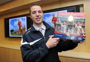 7 December 2010; Cork football star Colm O'Neill at the book launch of A Season of Sundays 2010. In its fourteenth successive year Sportsfile photographers have captured another historic GAA year. Ulster Bank, George's Quay, Dublin. Picture credit: Brian Lawless / SPORTSFILE