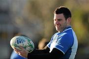 8 December 2010; Leinster's Fergus McFadden in action during squad training ahead of their Heineken Cup, Pool 2, Round 3, game against ASM Clermont Auvergne on Sunday. Leinster Rugby squad training, Skerries RFC, Skerries, Co. Dublin. Picture credit: Barry Cregg / SPORTSFILE
