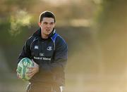 8 December 2010; Leinster's Eoin O'Malley in action during squad training ahead of their Heineken Cup, Pool 2, Round 3, game against ASM Clermont Auvergne on Sunday. Leinster Rugby squad training, Skerries RFC, Skerries, Co. Dublin. Picture credit: Barry Cregg / SPORTSFILE