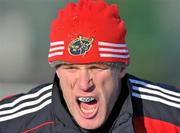8 December 2010; Munster's Paul O'Connell during squad training ahead of their Heineken Cup, Pool 3, Round 3, game against Ospreys on Sunday. Munster Rugby Squad Training, Garryowen RFC, Dooradoyle, Limerick. Picture credit: Brian Lawless / SPORTSFILE