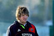 8 December 2010; Munster's Donncha O'Callaghan during squad training ahead of their Heineken Cup, Pool 3, Round 3, game against Ospreys on Sunday. Munster Rugby Squad Training, Garryowen RFC, Dooradoyle, Limerick. Picture credit: Brian Lawless / SPORTSFILE