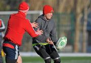 8 December 2010; Munster's Ronan O'Gara during squad training ahead of their Heineken Cup, Pool 3, Round 3, game against Ospreys on Sunday. Munster Rugby Squad Training, Garryowen RFC, Dooradoyle, Limerick. Picture credit: Brian Lawless / SPORTSFILE