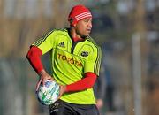 8 December 2010; Munster's Lifeimi Mafi during squad training ahead of their Heineken Cup, Pool 3, Round 3, game against Ospreys on Sunday. Munster Rugby Squad Training, Garryowen RFC, Dooradoyle, Limerick. Picture credit: Brian Lawless / SPORTSFILE