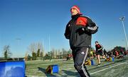 8 December 2010; Munster's David Wallace during squad training ahead of their Heineken Cup, Pool 3, Round 3, game against Ospreys on Sunday. Munster Rugby Squad Training, Garryowen RFC, Dooradoyle, Limerick. Picture credit: Brian Lawless / SPORTSFILE