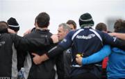 9 December 2010; Connacht head coach Eric Elwood talks to his players during squad training ahead of their Amlin Challenge Cup, Pool 1, Round 3, game against Harlequins on Sunday. Connacht Rugby Squad Training, Sportsground, Galway. Picture credit: Barry Cregg / SPORTSFILE