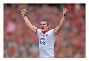 19 September 2010; Cork captain Graham Canty celebrates at the end of the game. GAA Football All-Ireland Senior Championship Final, Down v Cork, Croke Park, Dublin. Picture credit: David Maher / SPORTSFILE