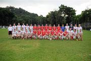 27 November 2010; The combined 2009 All-Stars and 2010 All-Stars pose for a team photograph. GAA Football All-Stars Tour 2009, sponsored by Vodafone, 2009 All-Stars (white) v 2010 All-Stars (red), Royal Selangor Club, Bukit Kiara, Kuala Lumpur, Malaysia. Picture credit: Ray McManus / SPORTSFILE
