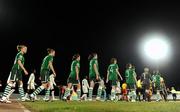 13 September 2010; Republic of Ireland players make their way onto the pitch ahead of the game. FIFA U-17 Women’s World Cup Group Stage, Republic of Ireland v Ghana, Dwight Yorke Stadium, Scarborough, Tobago, Trinidad & Tobago. Picture credit: Stephen McCarthy / SPORTSFILE