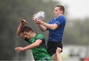 3 September 2016; Martin Maloney of Leinster in action against Cian Huxford of Connacht during the U18 Clubs Interprovincial Series Round 1 match between Leinster and Connacht at Donnybrook Stadium in Donnybrook, Dublin. Photo by Stephen McCarthy/Sportsfile