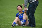 3 September 2016; Edith Carroll of Tipperary reacts after defeat to Clare in the TG4 Ladies Football All-Ireland Intermediate Championship Semi-Final match between Clare and Tipperary at the Gaelic Grounds, Limerick. Photo by Diarmuid Greene/Sportsfile