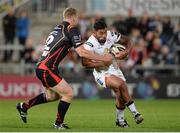 2 September 2016; Charles Piutau of Ulster is tackled by Jack Dixon of Newport Gwent Dragons during the Guinness PRO12 Round 1 match between Ulster and Newport Gwent Dragons at the Kingspan Stadium, Belfast.   Photo by Oliver McVeigh/Sportsfile