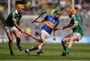 4 September 2016; Paddy Cadell of Tipperary in action against Cian Magner-Flynn, left, and Darragh Carroll of Limerick during the Electric Ireland GAA Hurling All-Ireland Minor Championship Final in Croke Park, Dublin.  Photo by Piaras Ó Mídheach/Sportsfile