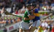 4 September 2016; Conor Boylan of Limerick of Limerick in action against Jerome Cahill of Tipperary during the Electric Ireland GAA Hurling All-Ireland Minor Championship Final in Croke Park, Dublin.  Photo by Ray McManus/Sportsfile