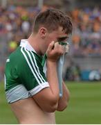 4 September 2016; A dejected Brian Ryan of Limerick after the Electric Ireland GAA Hurling All-Ireland Minor Championship Final between Limerick and Tipperary in Croke Park, Dublin. Photo by Piaras Ó Mídheach/Sportsfile