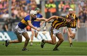 4 September 2016; Kevin Kelly of Kilkenny in action against Michael Cahill of Tipperary during the GAA Hurling All-Ireland Senior Championship Final match between Kilkenny and Tipperary at Croke Park in Dublin. Photo by Brendan Moran/Sportsfile