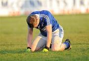 12 December 2010; A dejected Anthony Thompson, Naomh Conall, at the final whistle. AIB GAA Football Ulster Club Senior Championship Final, Crossmaglen Rangers v Naomh Conall, Kingspan Breffni Park, Cavan. Picture credit: Oliver McVeigh / SPORTSFILE
